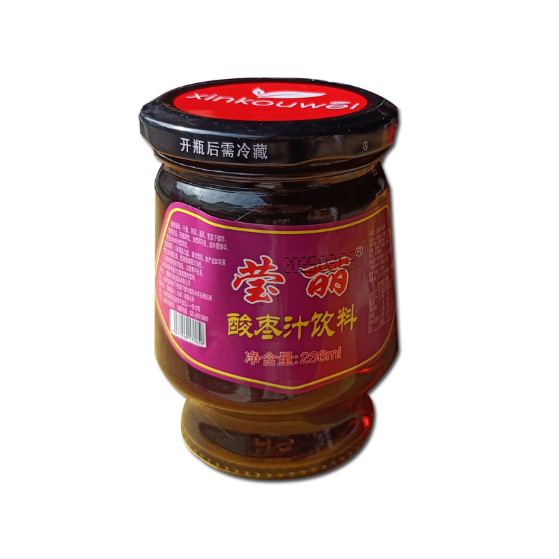 天津蓟州特产莹丽236ml酸枣汁