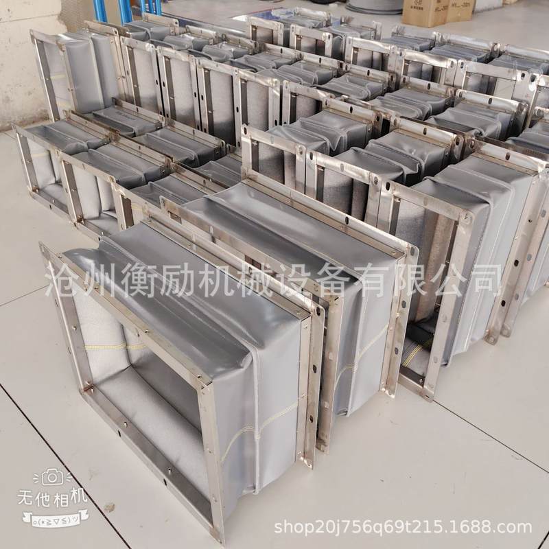 风机软连接涂布机耐高温风管软风道伸缩排烟风管通风帆布软连接