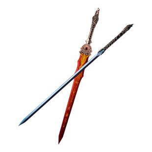 仙剑奇侠传官方 1:1金属武器「羲和剑」「望舒剑」未开刃模型
