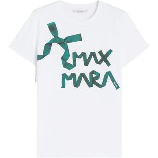 【季末甄选】 MaxMara 女装棉质印花短袖T恤1946065106