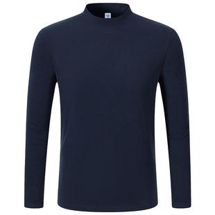 Mind Bridge2025年冬半高领男士双面德绒长袖打底衫保暖内搭女款