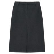 女士秋季通勤穿搭中长A字半身裙