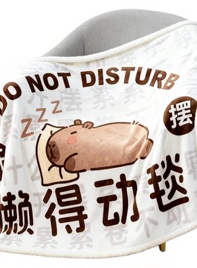春夏薄款法兰绒午睡毯四季通用