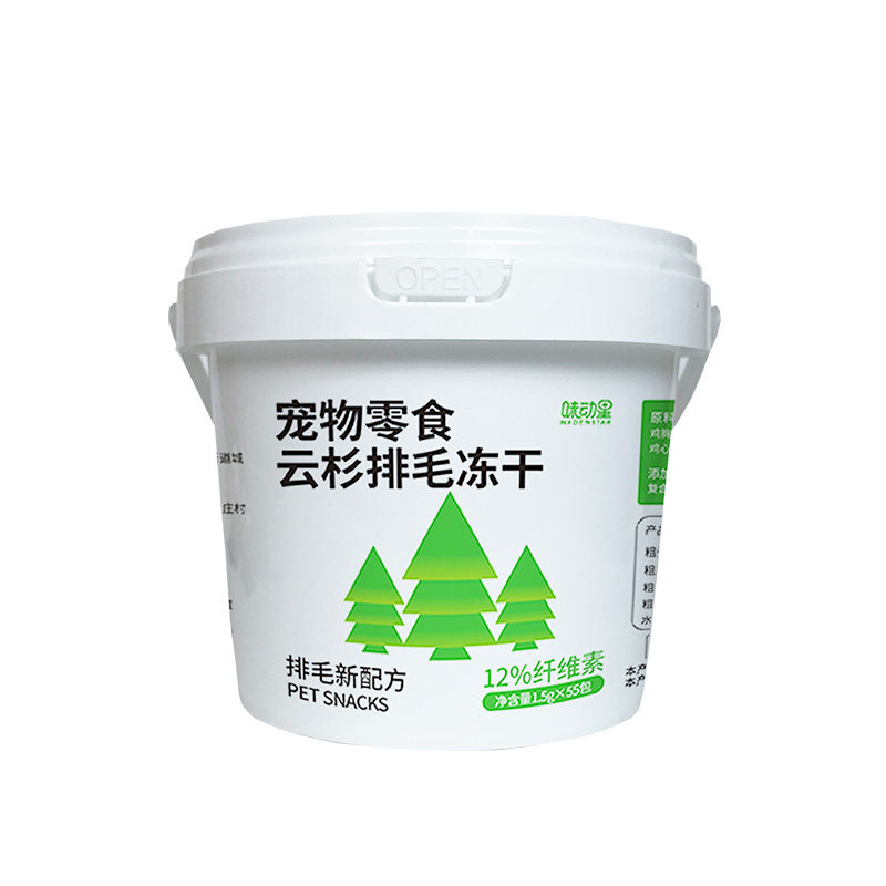味动星云杉排毛冻干零食助排毛球