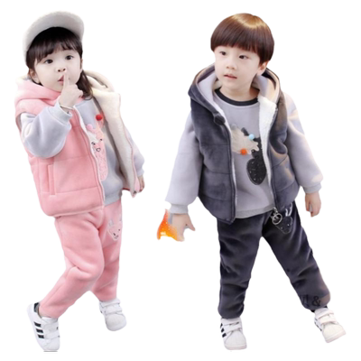 儿童装男童冬装套装小童女宝宝