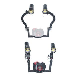 NiteScuba NS10潜水相机支架握把TG6黑卡5奥林巴斯gopro