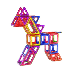 纯磁力片套装补充装散片单片强磁性大号积木男孩女孩儿童益智玩具