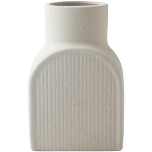 芦苇〖艺术美学〗侘寂风素烧花瓶客厅电视柜陶瓷花器网红装饰摆件