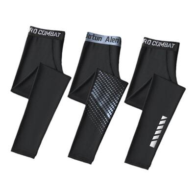 运动紧身速干高弹训练裤压缩跑步