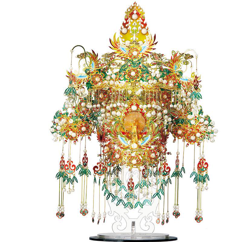 拼酷金翅鸟冠凤冠3D立体金属拼图