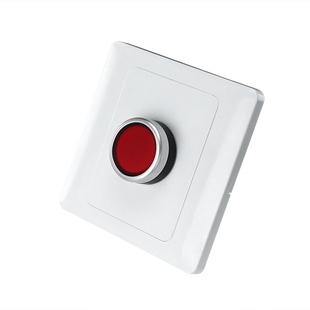 按钮开关86型墙壁暗装控制盒风机电梯紧急启动停止控制面板开关盒