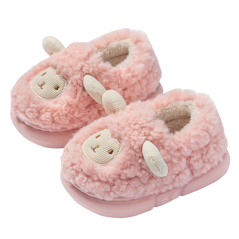 儿童棉拖鞋包跟冬季保暖2025新款可爱女童居家防滑室内小女孩棉鞋