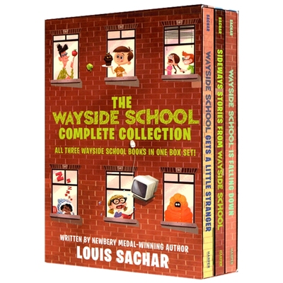 歪歪路小学3册全套盒装 英文原版 The Wayside School Collection Box Set 美国童书协会儿童评选喜爱童书 洞作者路易斯萨奇尔作品