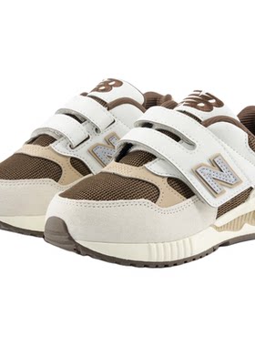 Newbalance nb官方童鞋 4-7岁中童夏季卡其色网眼拼接运动鞋KV530