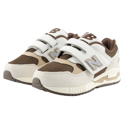 Newbalance卡其拼接运动鞋KV530