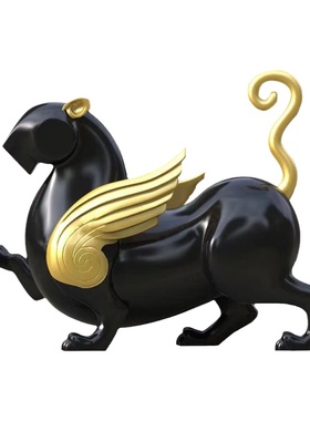 如虎添翼国风家居摆件商务礼品