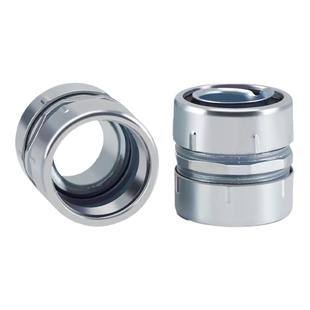 DGJ卡簧自固接头 包塑金属软管连接钢管接头镀锌端式穿线软管接头