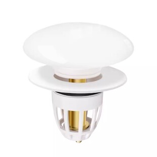 洗脸盆漏水塞陶瓷洗手盆按压式弹跳塞通用下水器配件洗脸池地漏塞