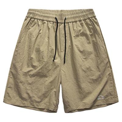 刺绣男女宽松阔腿百搭短裤