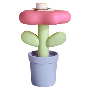 初见家居落地茶几沙发边客厅摆件角几装饰品桌子边柜郁金香小边几