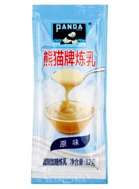 熊猫牌调制炼奶炼乳蛋挞饼干早餐