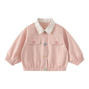 INSbobo女童外套春季新款女宝牛仔上衣宝宝童装女孩春装洋气衣服