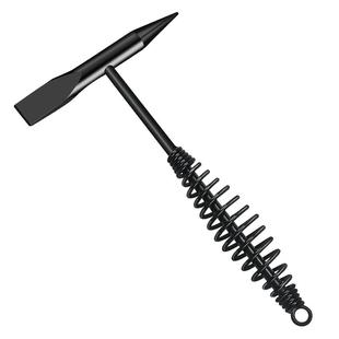 电焊工专用敲渣锤弹簧双头电工钳工敲焊渣专用尖锤子焊工敲锈刨锤