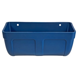 新型喂鸡食槽水槽一体长方形塑料水槽狗笼外大号挂钩防扒食饲料盆