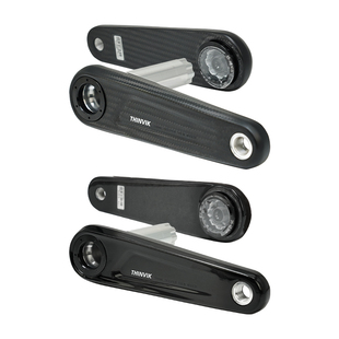 THINVIK碳纤维曲柄公路车适用Easton接口DUB铝合金轴心一体设计