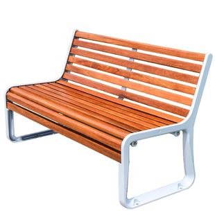 公园椅户外长椅防腐木靠背双人休息长条椅小区广场休闲景观坐凳