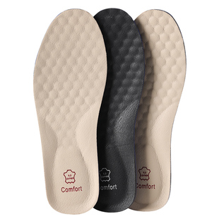 骆驼专用男士皮鞋鞋垫高端真皮牛皮吸汗透气防臭软底超软薄款夏季