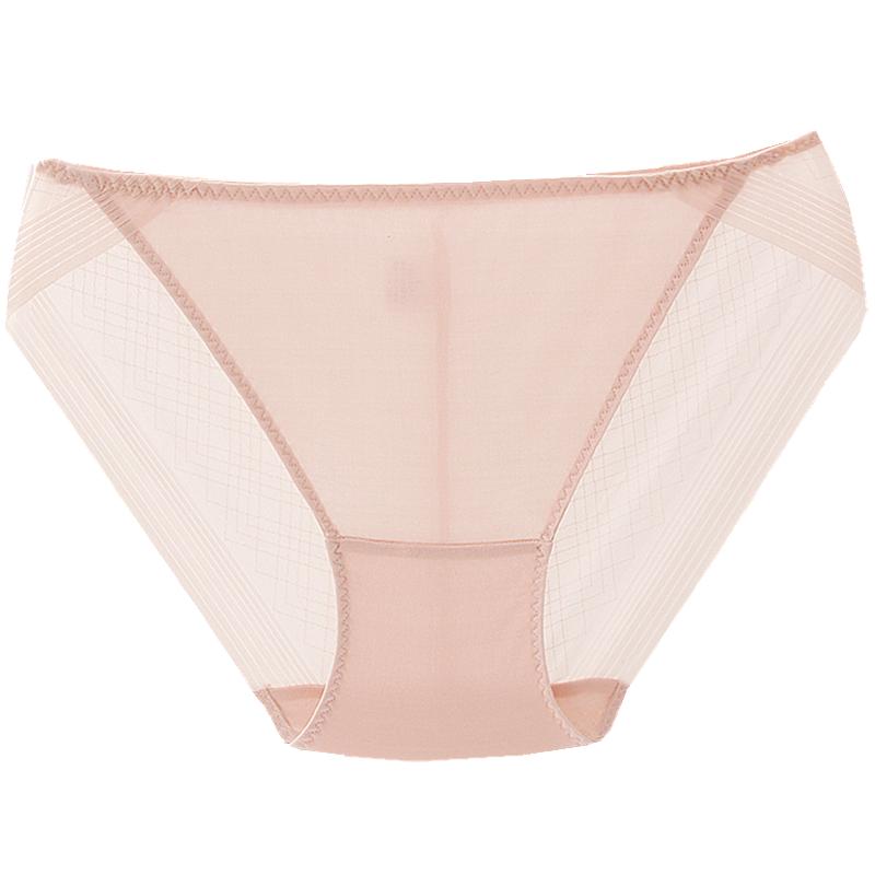 100桑蚕丝低腰法式薄款透气抗菌
