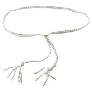 2025新款复古流苏珍珠腰带女配裙子百搭配饰西装汉服腰链女士古风