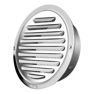 304不锈钢风帽外墙平头出风口油烟机排烟管防风罩室外平口排风口