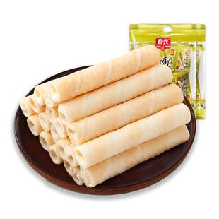 春光食品海南特产 休闲零食椰奶夹心饼干椰香酥卷350g*2早餐代餐