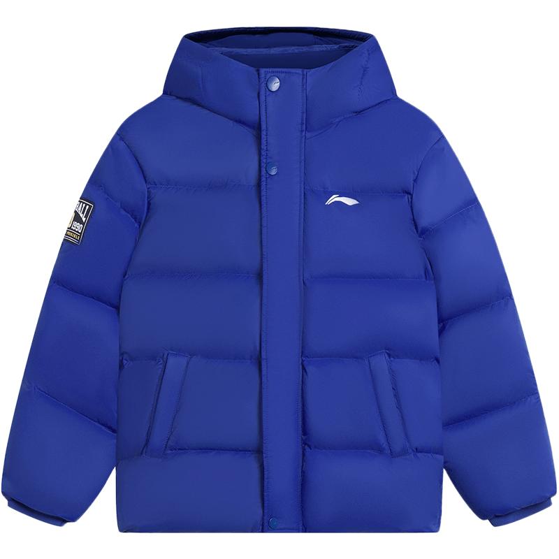 李宁儿童加厚保暖羽绒服衣服新款冬季男童内胆外套青少年童装冬装