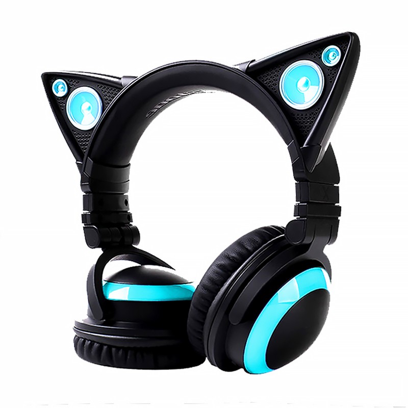 BROOKSTONE 猫耳耳机2S头戴式无线蓝牙电竞游戏直播发光降噪耳麦
