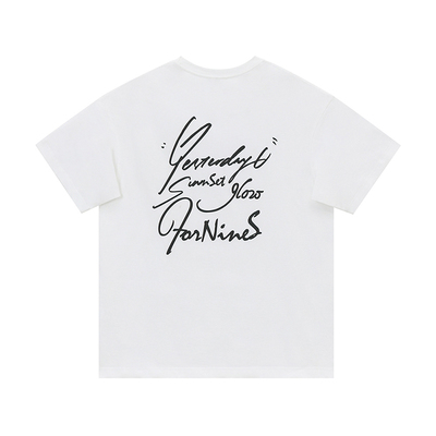 FORNINES重磅260g字母T恤