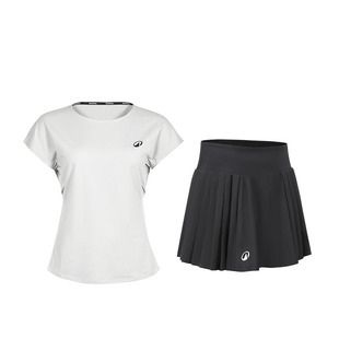 迪卡侬女士运动服套装夏季羽毛球服网球服短袖短裙专业训练CSR1