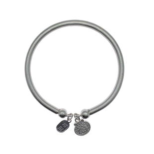 银手镯纯银女足银9999古法手镯招财纳福实心复古年轻款开口式小众