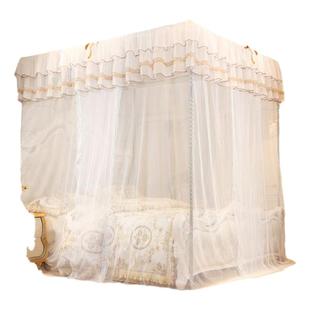 蚊帐家用2025新款三开门卧室1.5宽老式落地1.35m1米8大床可挂吊扇