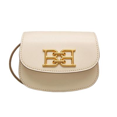 Bally/巴利时尚奶昔白迷你新月包