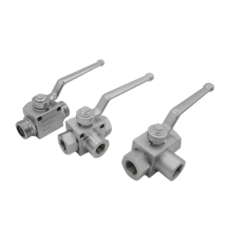 L型液压三通高压球阀3分KHB3K-G3/8.BK3球阀4分6分VH3V三通球阀