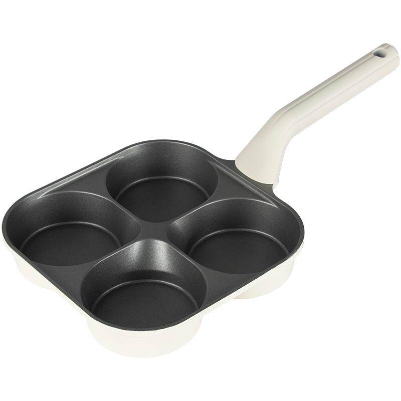 钛陶瓷煎锅不粘锅四孔早餐蛋堡锅