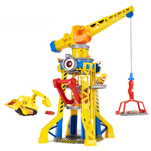 汪汪队立大功儿童玩具小力工程家族工厂塔吊套装旺旺队paw patrol