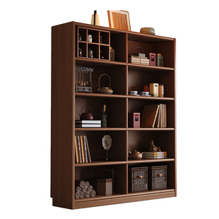 博古架实木中式茶具柜置物架客厅茶叶收纳茶柜展示柜子多宝阁书柜