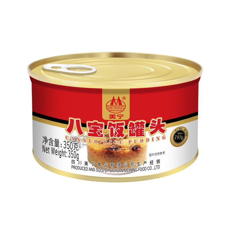 美宁八宝饭罐头食品350g熟食红豆沙夹心年夜饭年糕甜饭年货糯米饭