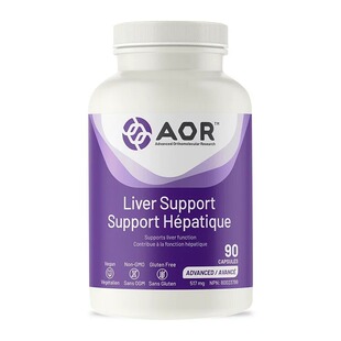 直邮加拿大AOR Liver Support肝脏保健配方奶蓟草西蓝花NAC90粒