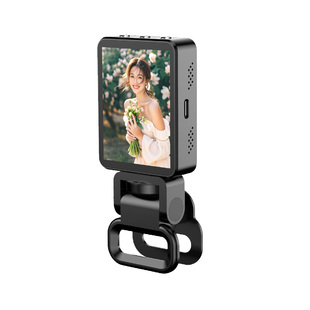【顺岛】手机自拍显示屏镜后置摄像头内置磁吸触屏变焦直播辅助远程拍照投屏器同屏器拍摄神器落地支架自拍杆