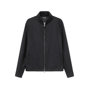 【自营】Zegna/杰尼亚男士短款立领夹克上衣外套 UFTD3A9 FCT575